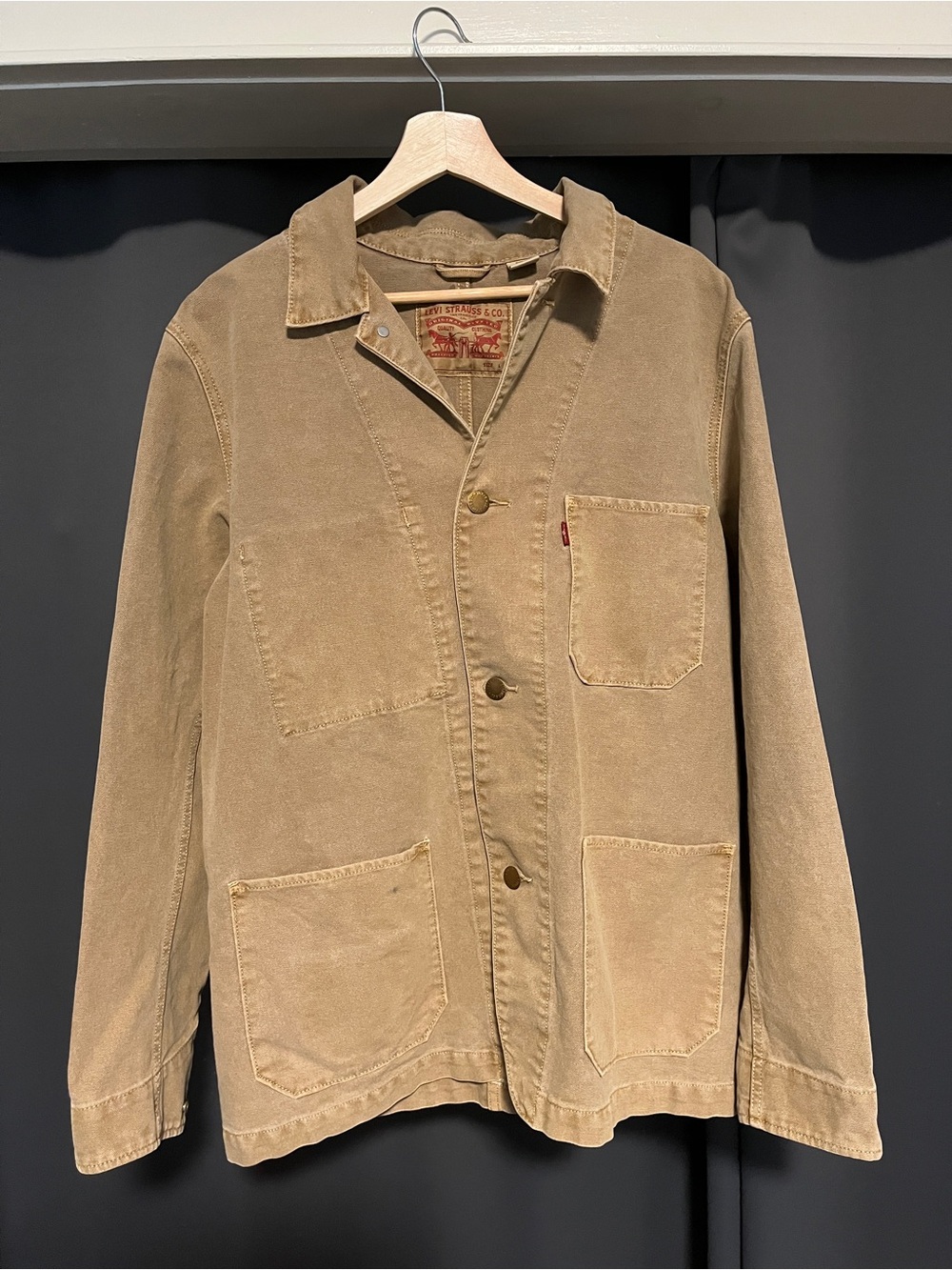 Levi's Tan Canvas Chore Jacket - Men’s Large